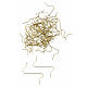 Christmas bauble hooks, 50 pcs gold 3.5 cm s2