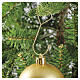 Ganchos surtidos para decoraciones navideñas oro 6 cm s2