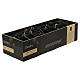 Décoration pendante 10x5x5 cm en papier 100% FSC assortiment champagne, rouge et vert s5