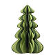 Hanging Christmas tree decoration, 100% FSC paper, green with double hanging cord, 24 in s1