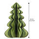 Hanging Christmas tree decoration, 100% FSC paper, green with double hanging cord, 24 in s2
