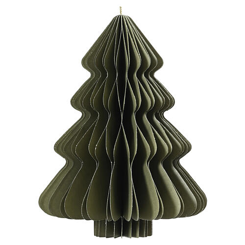 Árvore de Natal suspensa em papel verde 100% FSC 40x30 cm 1