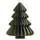 Árvore de Natal suspensa em papel verde 100% FSC 40x30 cm s1