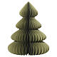 Sapin de Noël vert en papier avec fermeture magnétique FSC 100% 60x50 cm s1