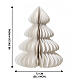 Sapin de Noël blanc en papier 100% FSC avec fermeture magnétique 90x70 cm s3