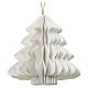Assorted white Christmas decoration, 100% FSC paper, 4x4 in s5