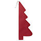 Décoration sapin de Noël suspendue rouge en papier 100% FSC 40x30 cm s3