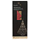 Décoration sapin de Noël suspendue rouge en papier 100% FSC 40x30 cm s4