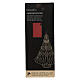 Red hanging Christmas tree decoration, 100% FSC paper, 8x6 in s2