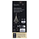 Red hanging Christmas tree decoration, 100% FSC paper, 8x6 in s3