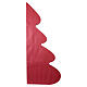Three-dimensional Christmas tree, 100% FSC red paper, 35x28 in s4