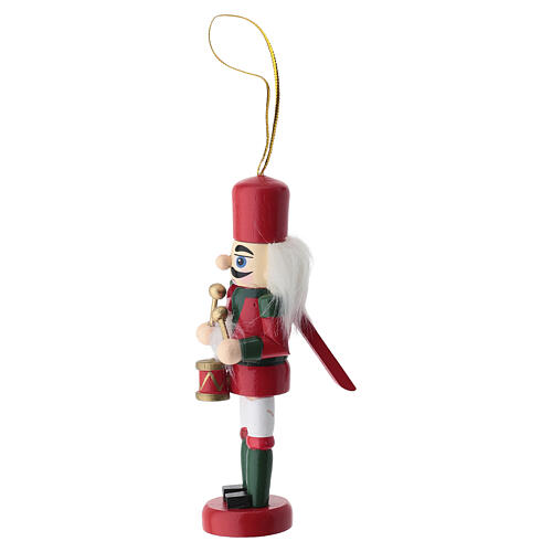 Decoración cascanueces pandereta para árbol Navidad 6