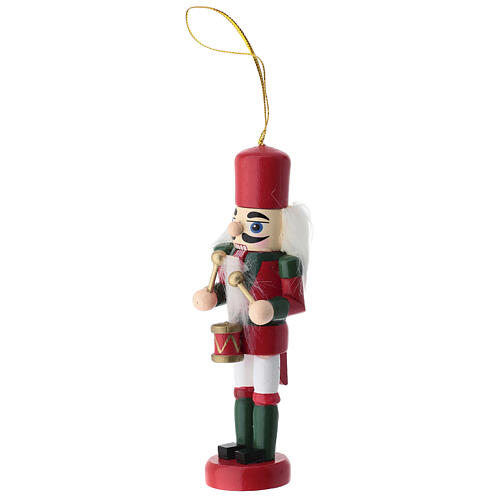 Dekoracja choinkowa - Dziadek do Orzechów z tamburynem 3