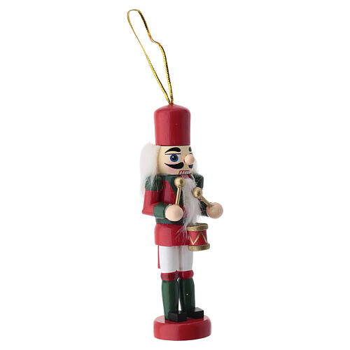 Dekoracja choinkowa - Dziadek do Orzechów z tamburynem 4