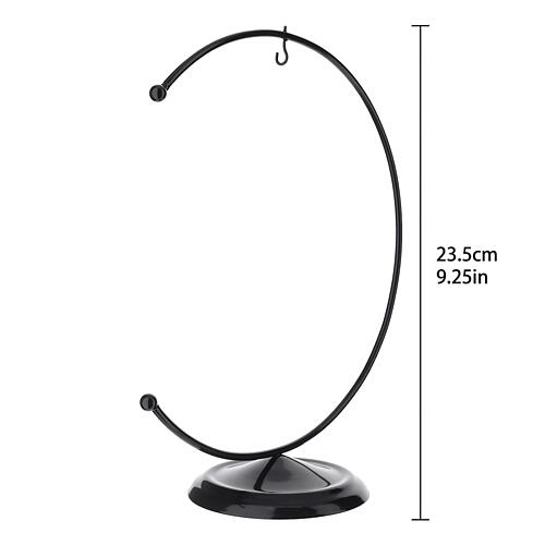 Gancho negro para bola 150 mm Navidad 3