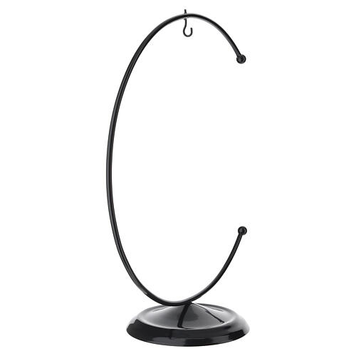 Gancho negro para bola 150 mm Navidad 4