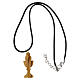 Collana calice legno d'olivo Terrasanta 4 cm s4
