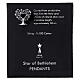 Collana calice legno d'olivo Terrasanta 4 cm s5