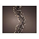 Guirlande lumineuse cluster twinkle 2040 LEDs blanc chaud clignotants 19 m s2