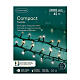 Christmas string lights with 2000 flickering LEDs, warm and cold white, 450 cm, indoor/outdoor s9