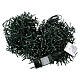 Christmas string lights with 2000 flickering LEDs, warm and cold white, 450 cm, indoor/outdoor s11
