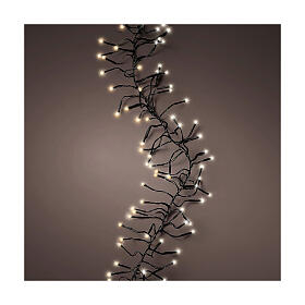 Luzes de Natal 3000 LEDs cluster twinkle 28 m branco quente