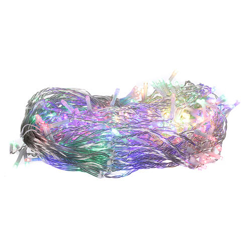Rideau lumineux 240 LEDs multicolores intérieur/extérieur 4 m 3