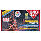 Cortina luminosa 240 LEDs luz multicor interior/exterior 4 m s5