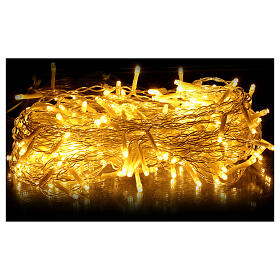 Cortina luminosa 240 LEDs luz quente interior/exterior 4 m