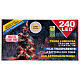 Cortina luminosa 240 LEDs luz quente interior/exterior 4 m s5
