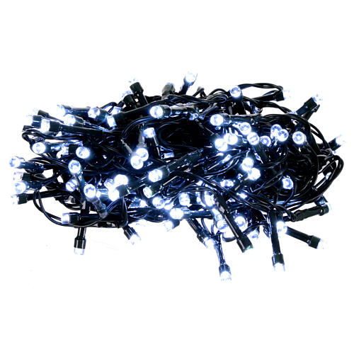 Lichterkette 180 kaltweiße LEDs mit Solarpanel, 9 m, für Innen- und Außenbereich 4