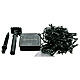 Solar Christmas lights with 180 cold white LEDs, 9 m, indoor/outdoor s3
