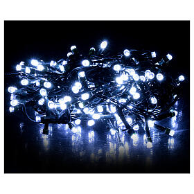 Guirlande lumineuse 180 LEDs lumière froide avec panneau solaire 9 m
