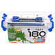 Cadena luminosa 180 led luz multicolor con panel solar 9 m s5