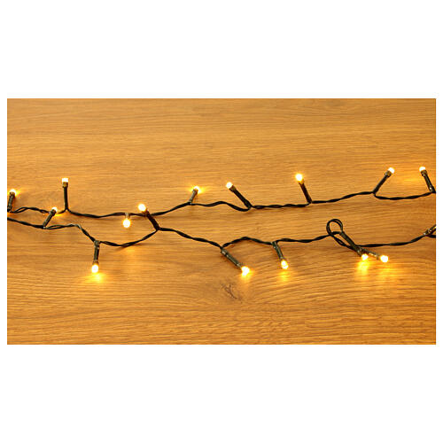 Solar Christmas lights with 180 warm white LEDs, 9 m, indoor/outdoor 1