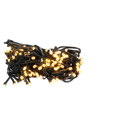 180 LED warm light chain with 9m solar panel 4