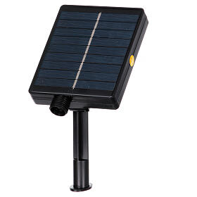 Panneau solaire pour guirlandes lumineuses avec moins de 1000 LEDs et télécommande