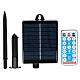 Pannello solare per catene con meno di 1000 led con telecomando  s2