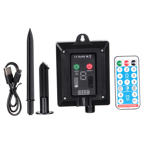 Solar panel for lights under 1000 LEDs with remote control 3