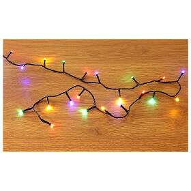 Battery-powered ligth chain of 300 multicoloured LEDs, indoor/outdoor, 15 m