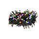 Cadena luminosa 300 led luz multicolor pila interior/exterior 15 m s3