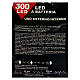 Cadena luminosa 300 led luz multicolor pila interior/exterior 15 m s5