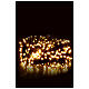 Battery-powered ligth chain of 300 warm white LEDs, indoor/outdoor, 15 m s2