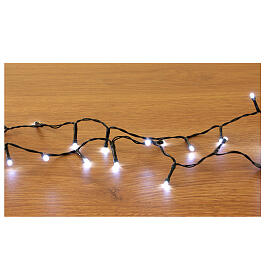 Solar Christmas lights with 480 cold white LEDs, 24 m
