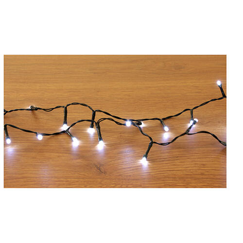 Catena luminosa 480 led luce fredda con pannello solare 24m  2