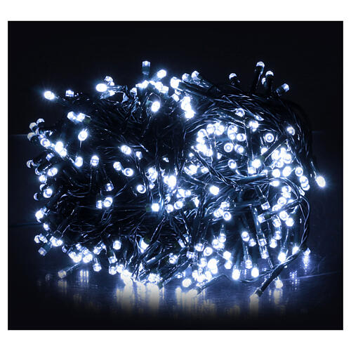 Catena luminosa 480 led luce fredda con pannello solare 24m  3