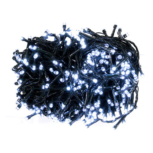 Catena luminosa 480 led luce fredda con pannello solare 24m  4