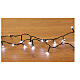 Catena luminosa 480 led luce fredda con pannello solare 24m  s2