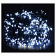 Catena luminosa 480 led luce fredda con pannello solare 24m  s3