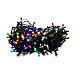 Catena luminosa 480 led luce multicolor con pannello solare 24m s4
